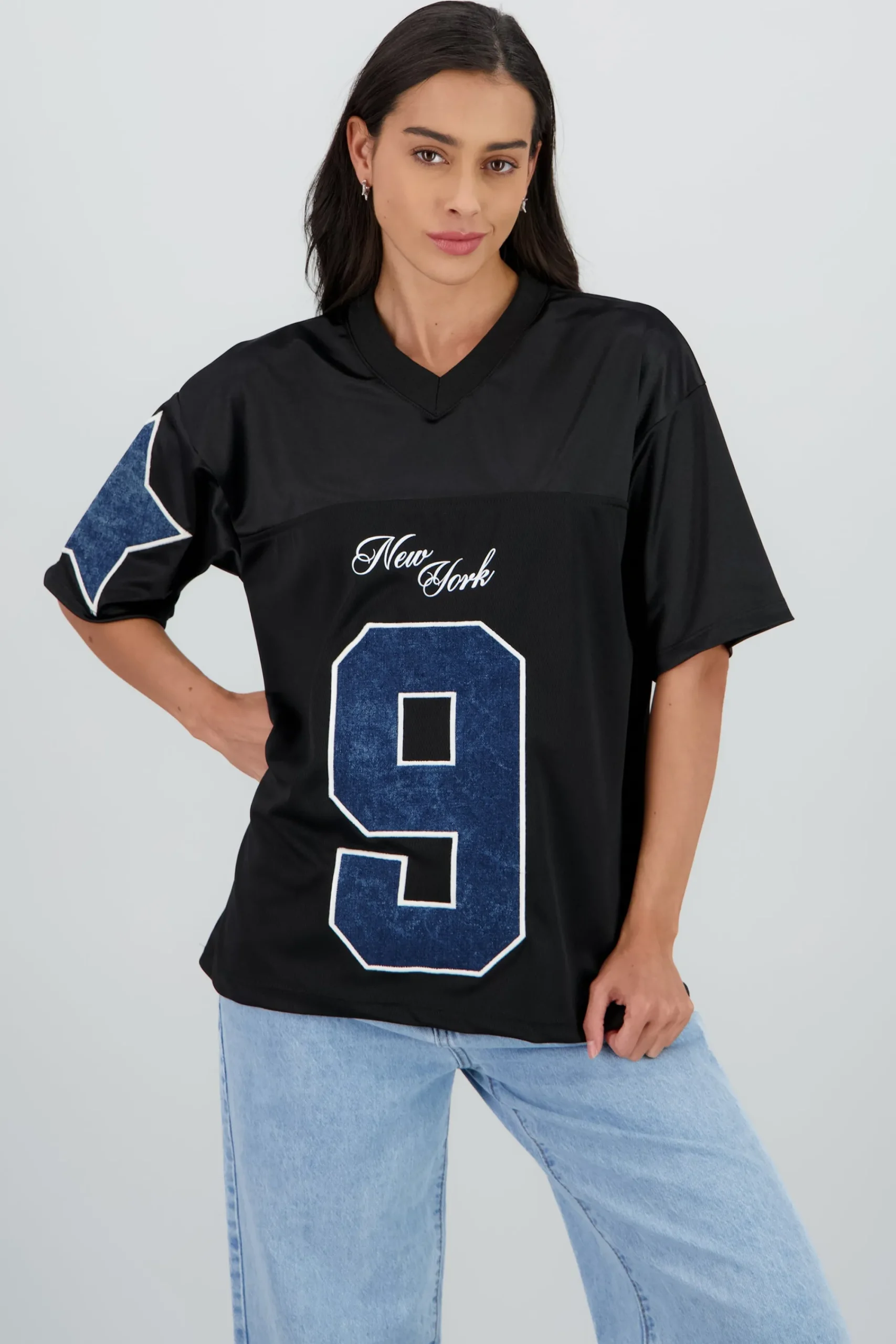 Shasa Sports T Shirt with Patch Detail