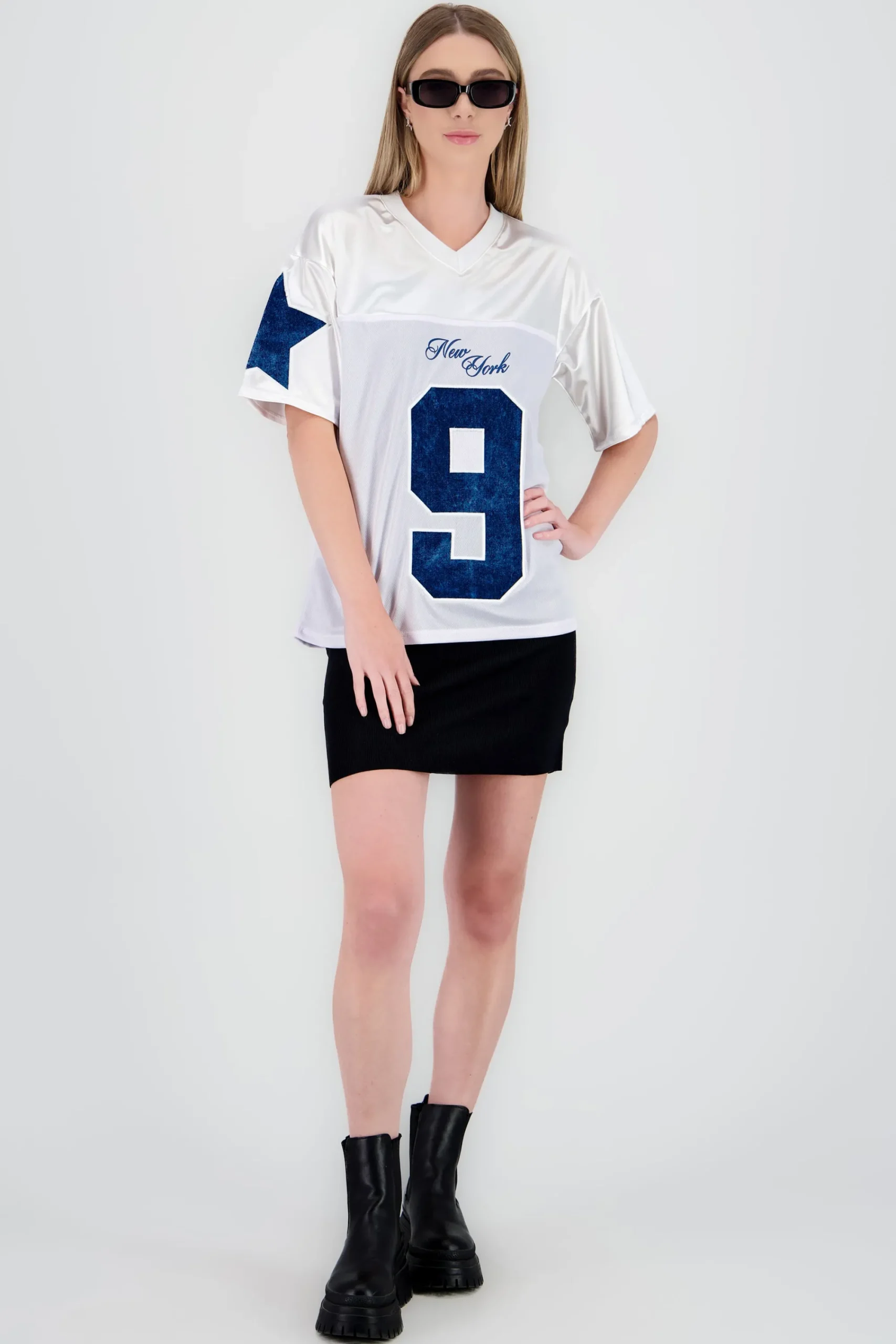 Shasa Sports T Shirt with Patch Detail