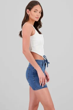 Shasa Square Neck Corset Top