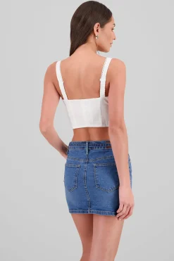 Shasa Square Neck Corset Top