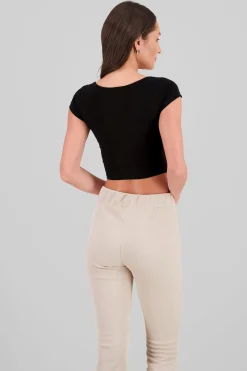 Shasa Square Neck Double-Layered Top