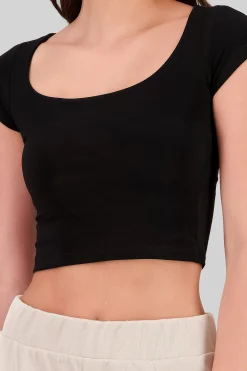 Shasa Square Neck Double-Layered Top