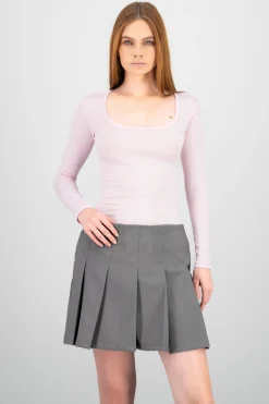 Shasa Square neck long sleeved bodysuit