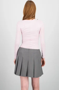 Shasa Square neck long sleeved bodysuit