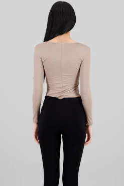 Shasa Square neck long sleeved bodysuit