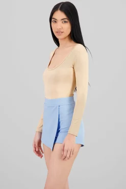Shasa Square neck long sleeved bodysuit