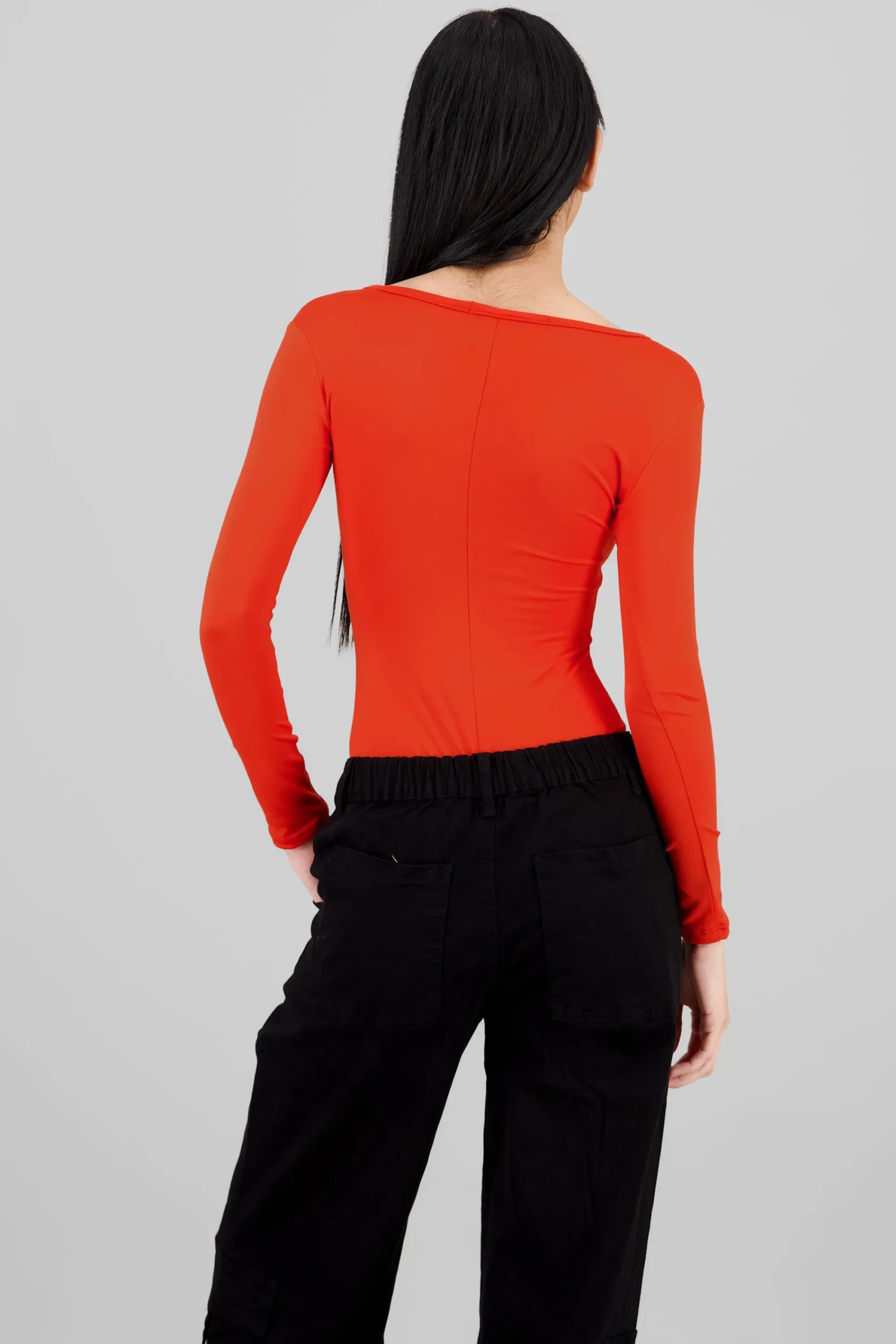 Shasa Square neck long sleeved bodysuit