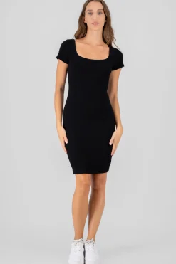 Shasa Square Neck Midi Dress