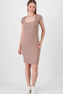 Shasa Square Neck Midi Dress