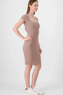 Shasa Square Neck Midi Dress
