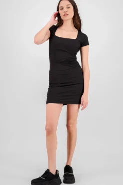 Shasa Square Neck Midi Dress