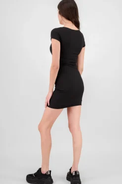 Shasa Square Neck Midi Dress