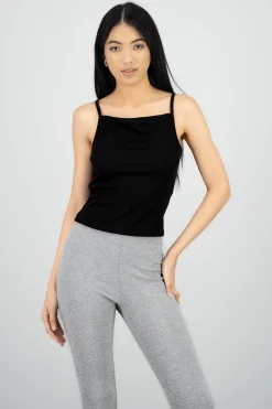 Shasa Squared Scoop Ribbed Top