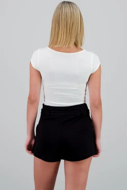 Shasa Squere Neckline Bodysuit