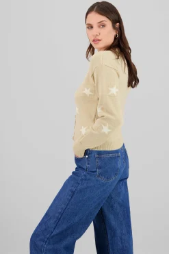 Shasa Star Button Cardigan