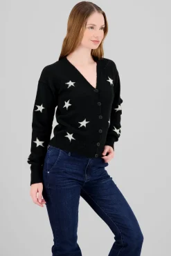 Shasa Star Button Cardigan