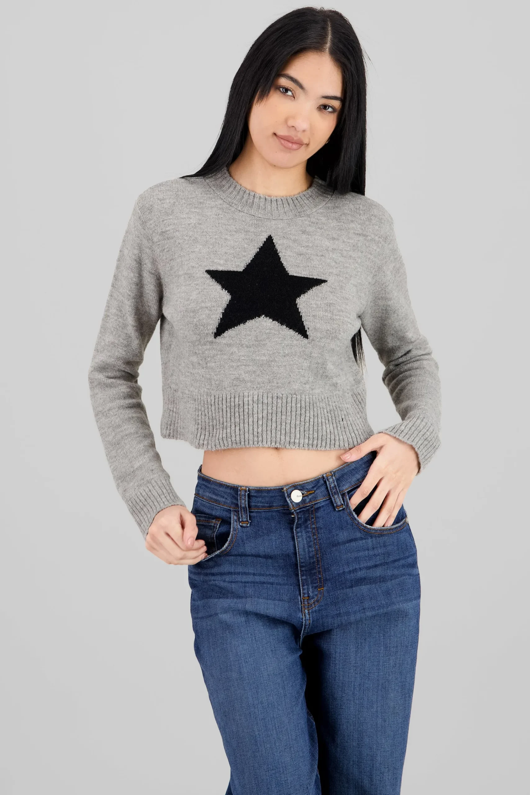 Shasa Star Detail Knit Sweater