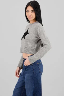 Shasa Star Detail Knit Sweater