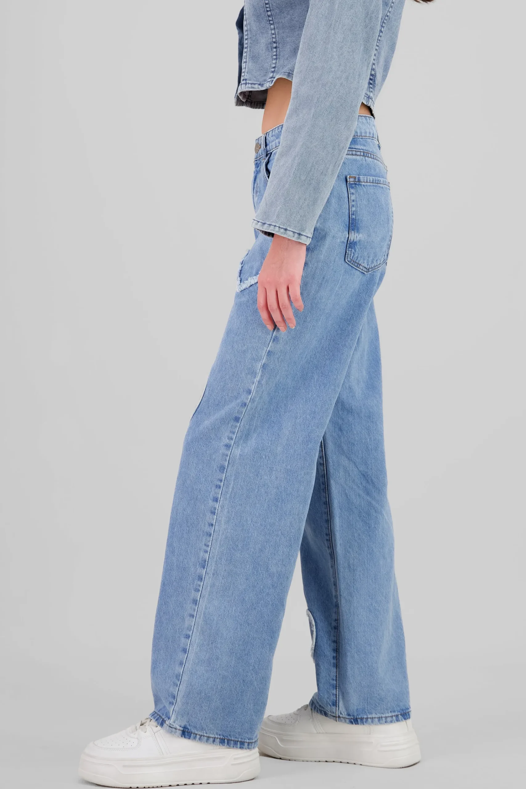 Shasa Straight Jeans with Hearts