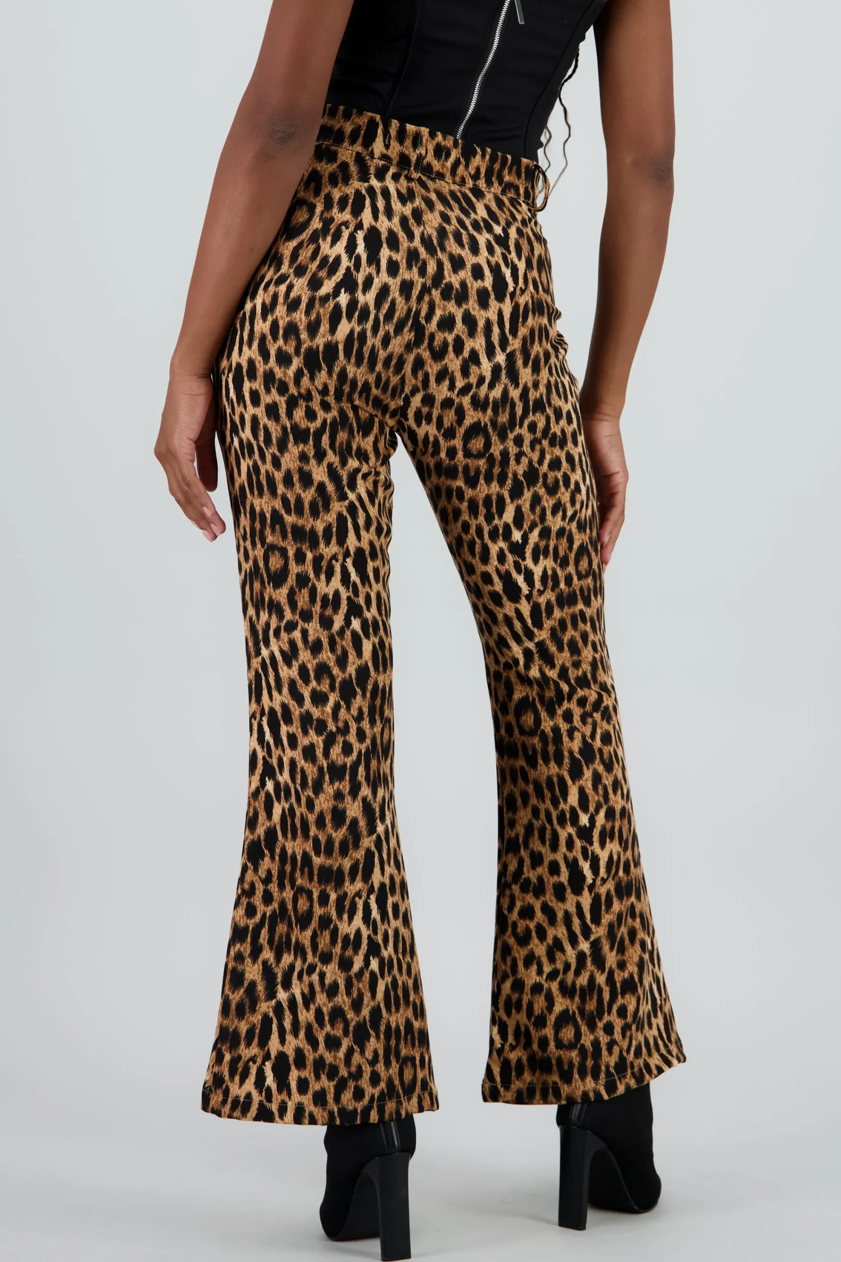Shasa Straight Leg Animal Print Pants
