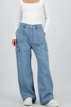 Shasa Straight Leg Cargo Jeans