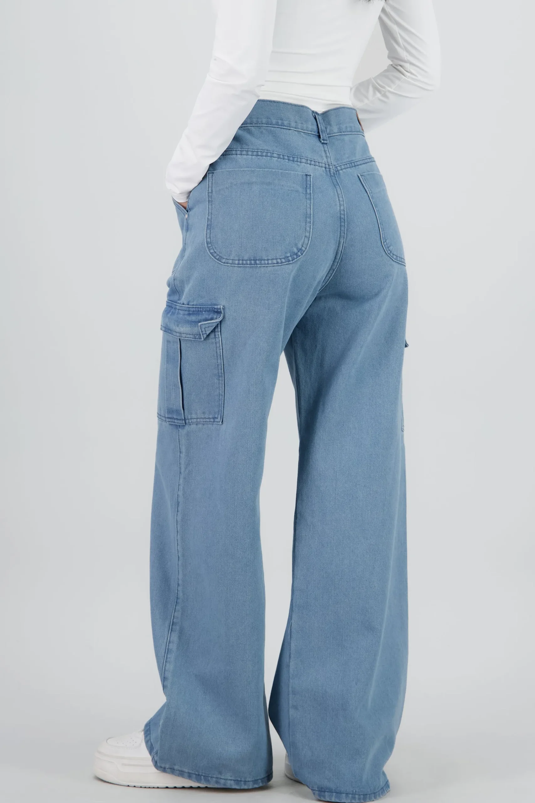 Shasa Straight Leg Cargo Jeans