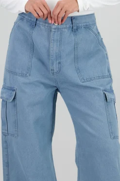 Shasa Straight Leg Cargo Jeans