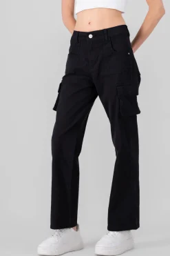 Shasa Straight Leg Cargo Jeans