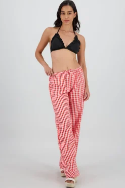 Shasa Straight Leg Drawstring Pants