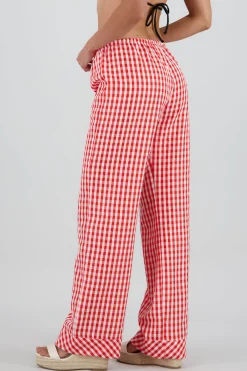 Shasa Straight Leg Drawstring Pants