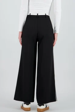 Shasa Straight Leg Pants with Contrast Detail