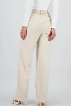 Shasa Straight Leg Pants with Cargo Pockets