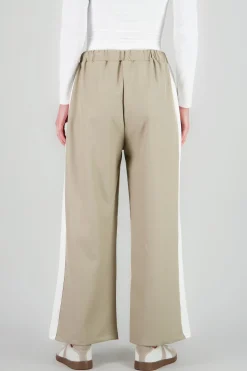 Shasa Straight Leg Pants with Side Stripe