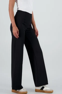Shasa Straight Leg Pants with Seam Detail