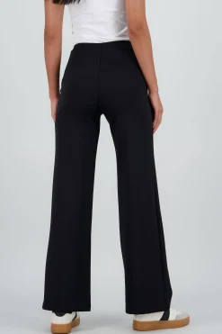 Shasa Straight Leg Pants with Seam Detail