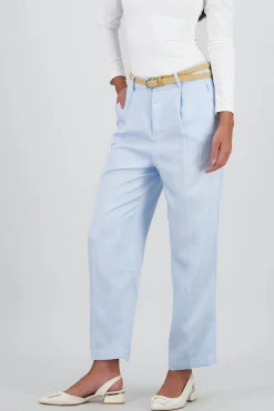 Shasa Straight Leg Solid Pants