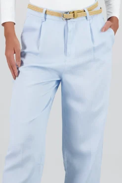 Shasa Straight Leg Solid Pants