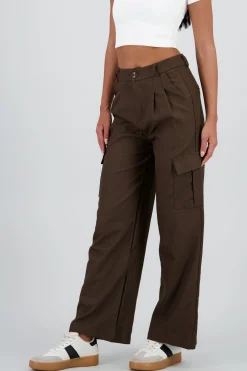 Shasa Straight Leg Solid Pants