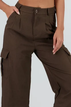 Shasa Straight Leg Solid Pants