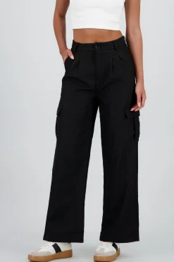 Shasa Straight Leg Solid Pants