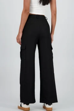 Shasa Straight Leg Solid Pants