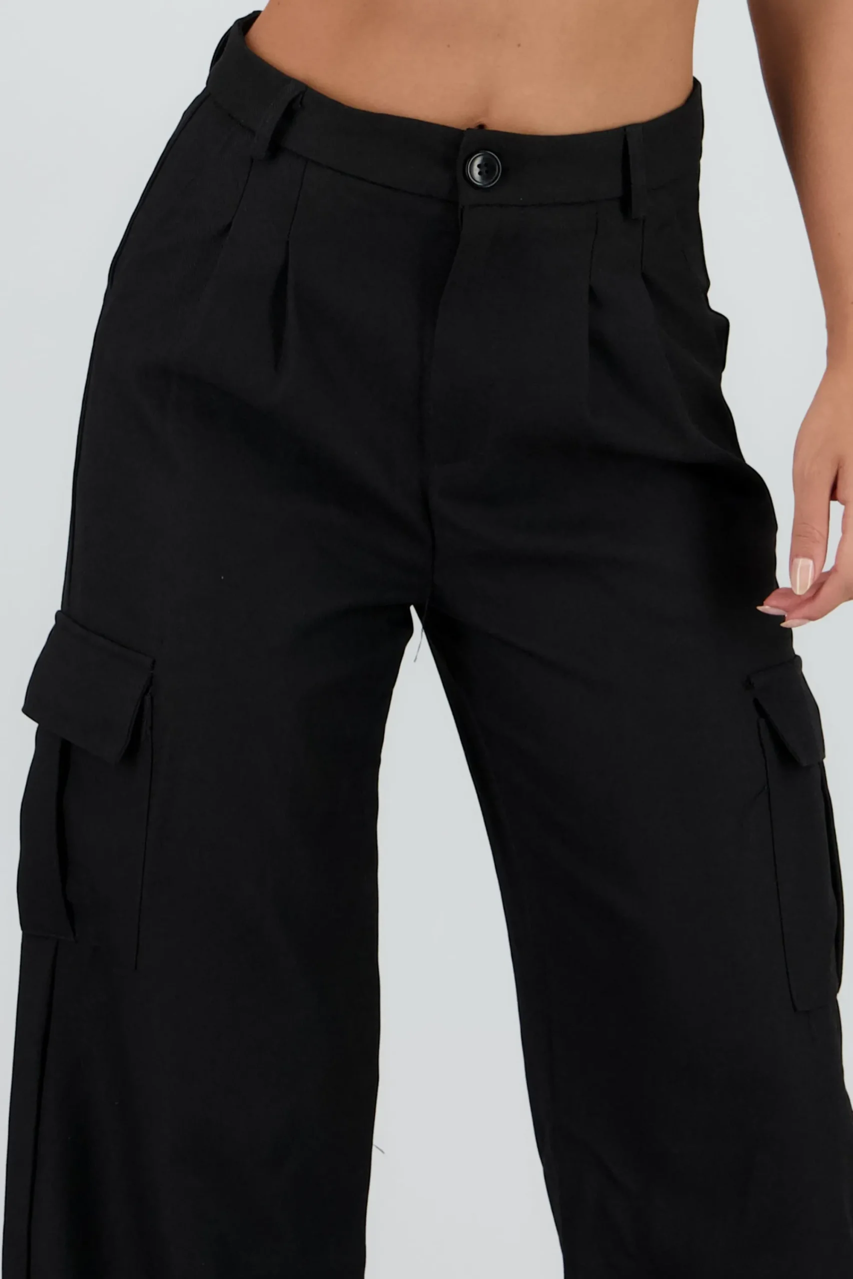 Shasa Straight Leg Solid Pants