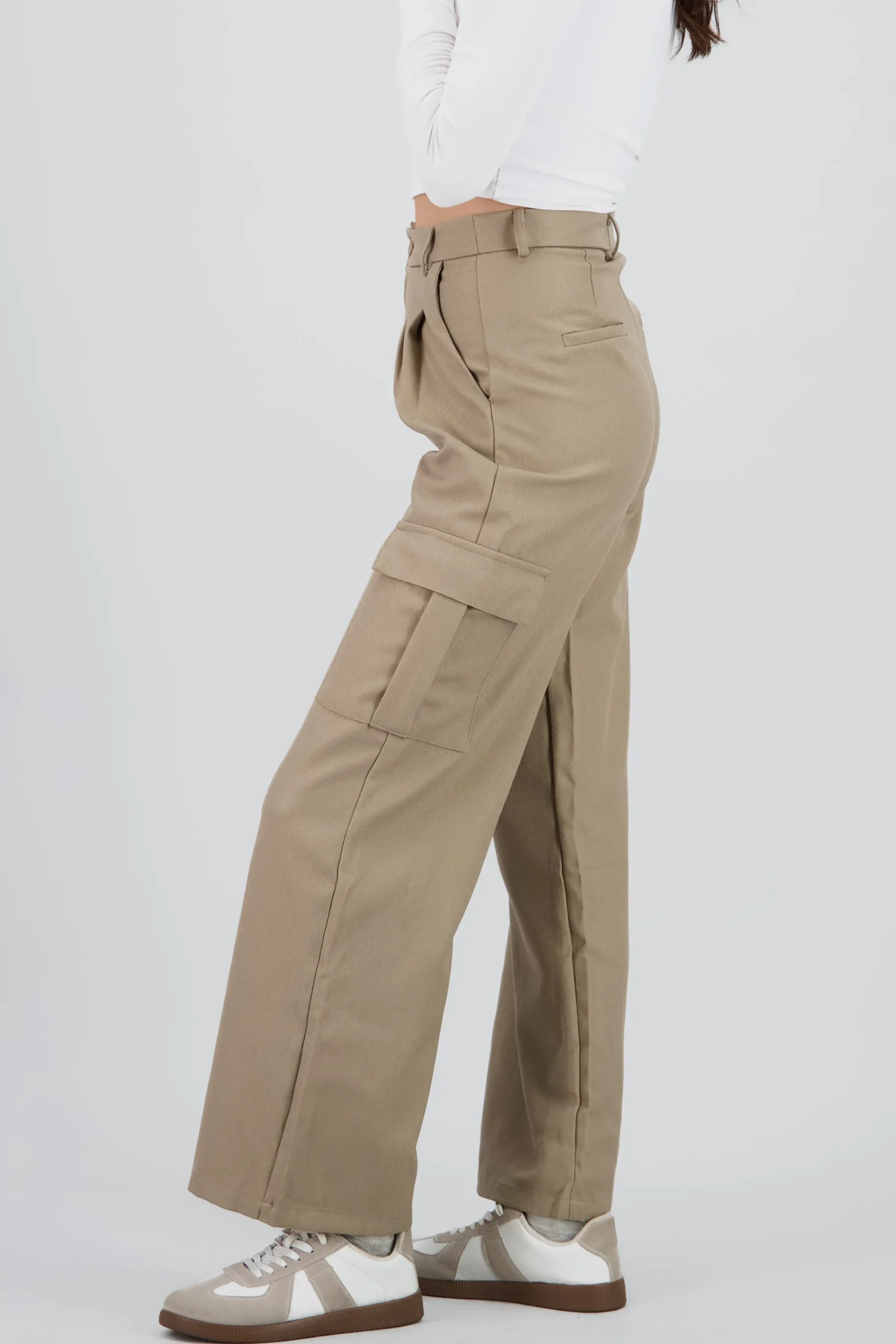 Shasa Straight Leg Solid Pants
