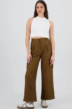 Shasa Straight Leg Solid Pants