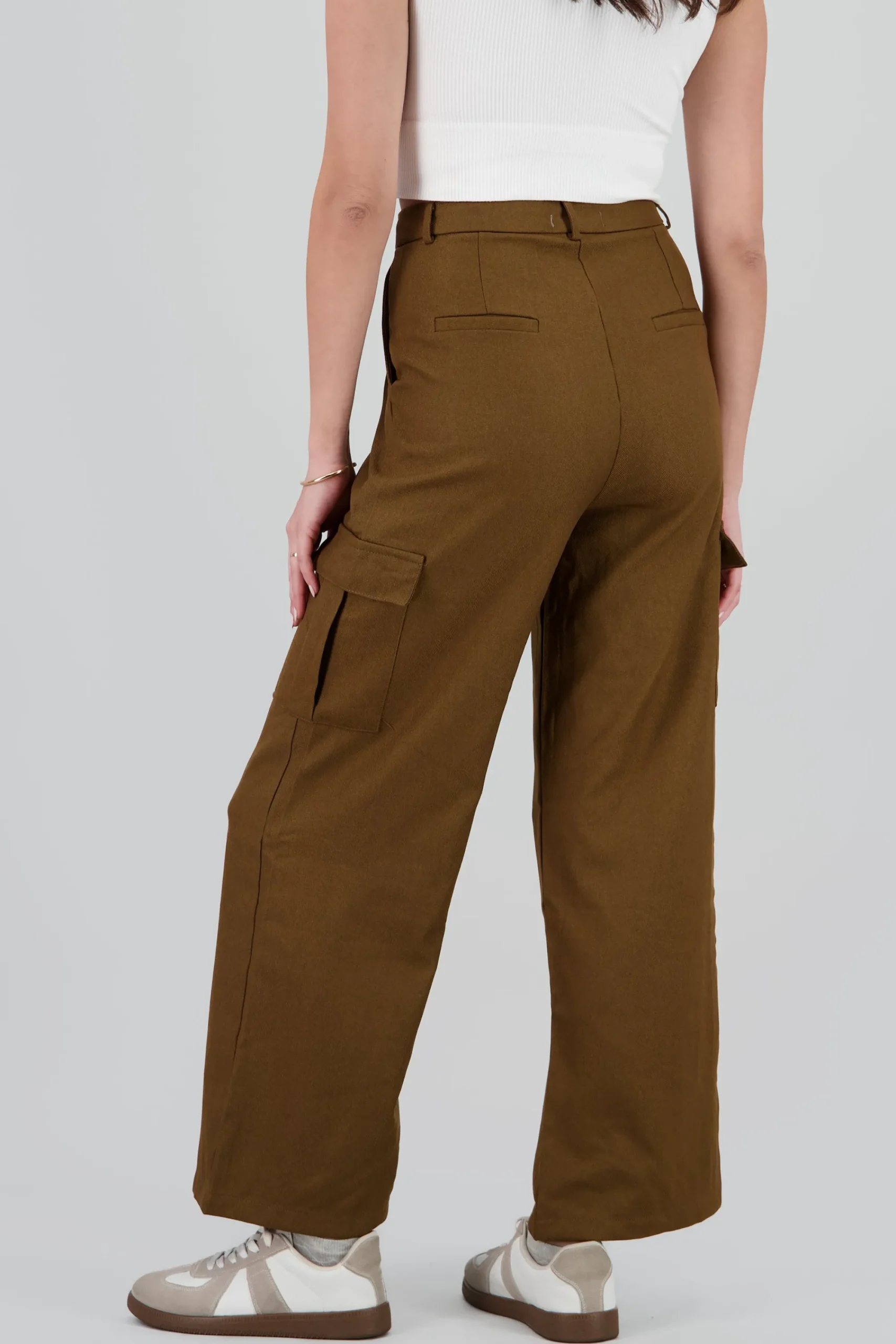 Shasa Straight Leg Solid Pants
