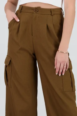 Shasa Straight Leg Solid Pants