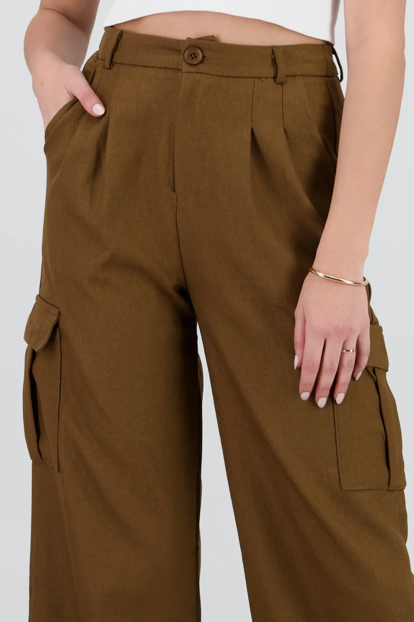 Shasa Straight Leg Solid Pants