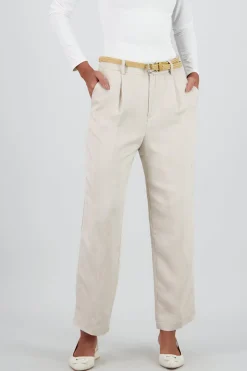 Shasa Straight Leg Solid Pants