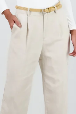 Shasa Straight Leg Solid Pants