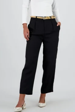 Shasa Straight Leg Solid Pants
